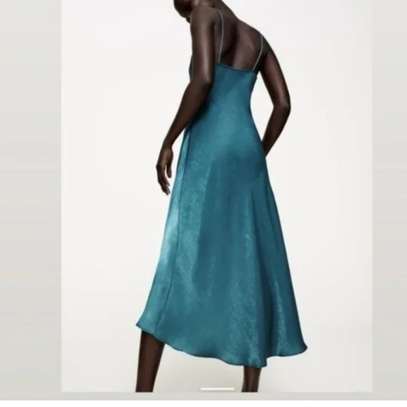 ZARA Satin Lingerie Style Dress - Picture 10 of 11